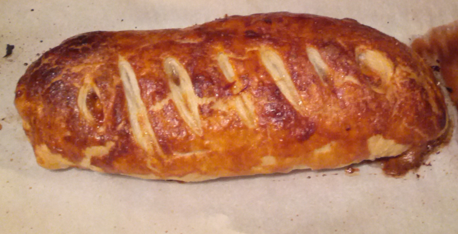 Wellesley Apple Butter Strawberry/Apple Flaky Pastry Roll thekitchenman Wayne Conrad Serbu