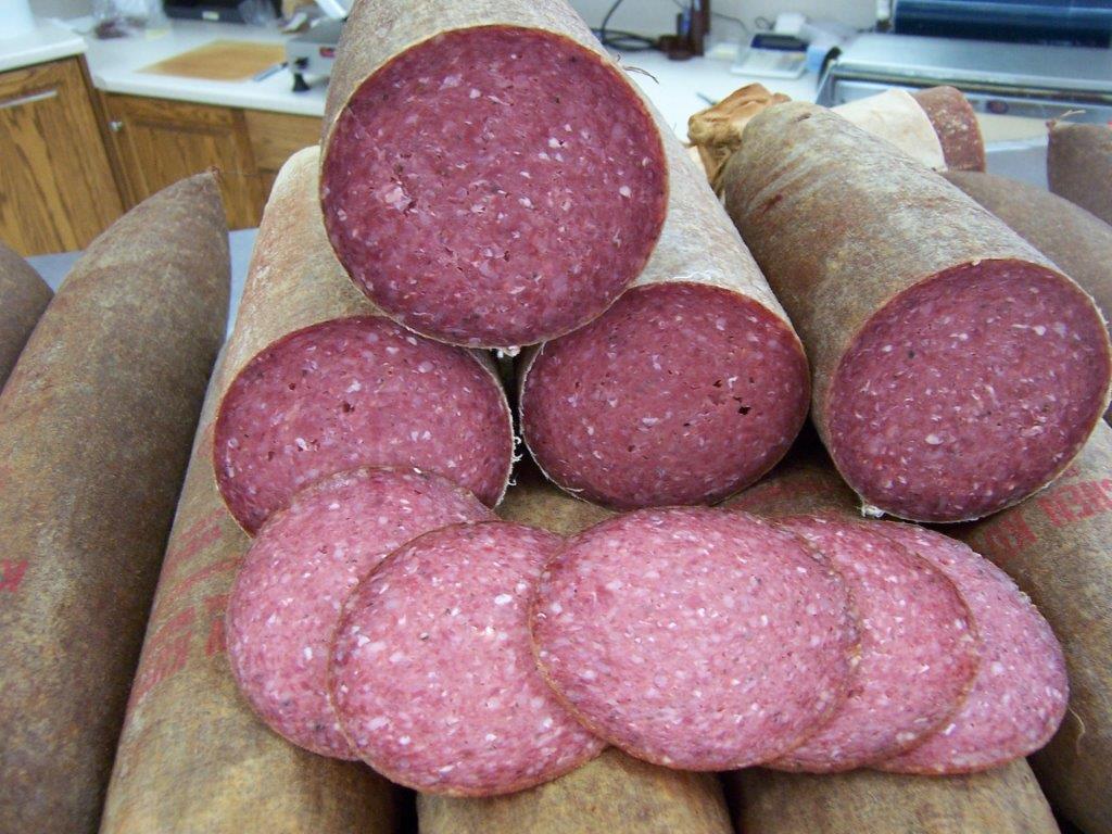 Waterloo County Mennonite Summer Sausage thekitchenman Wayne Conrad