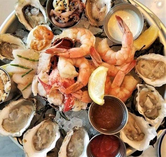 The Caviar Bar; The King Fisher Platter. thekitchenman Wayne Conrad