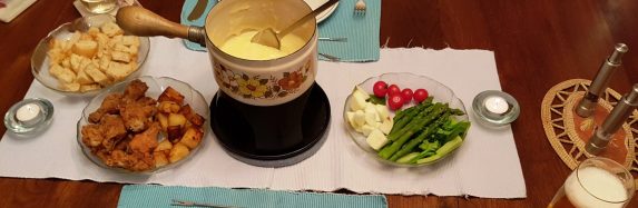 Valentine Fondue for Two.